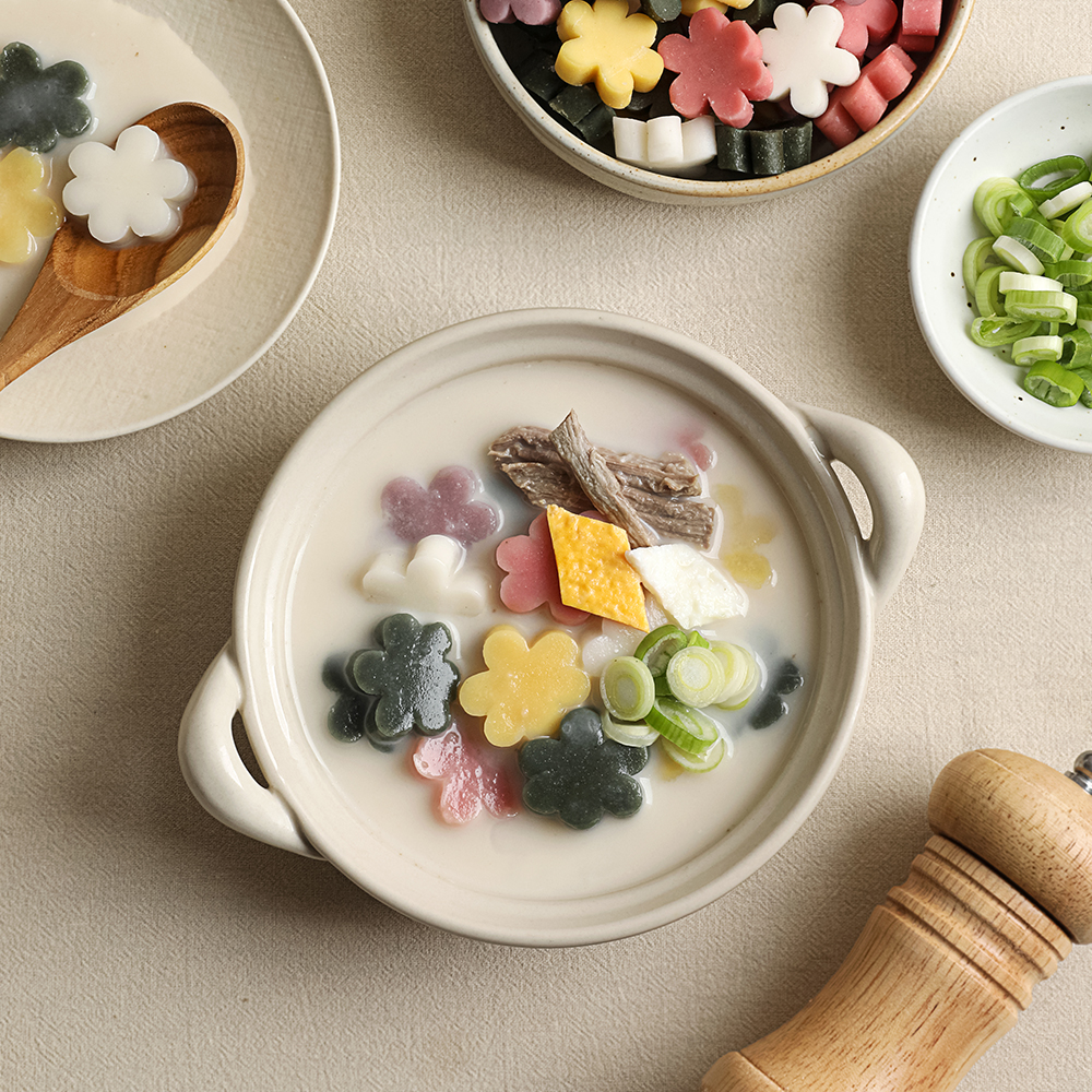 리타방앗간우리쌀 국산 재료만 사용한 오색 꽃 떡국 떡 500g