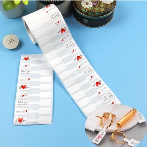 sDD 땡큐 액세서리 가격표 케이블 메모 스티커 500P