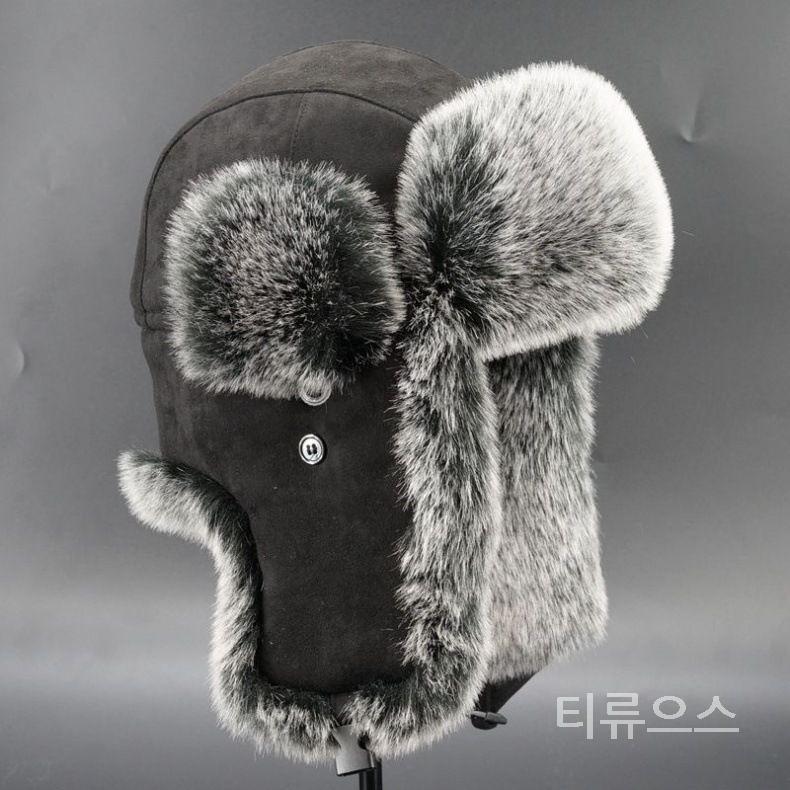군밤장수 털 겨울 러시아 모자 귀달이 방한모자 퍼 티류으스