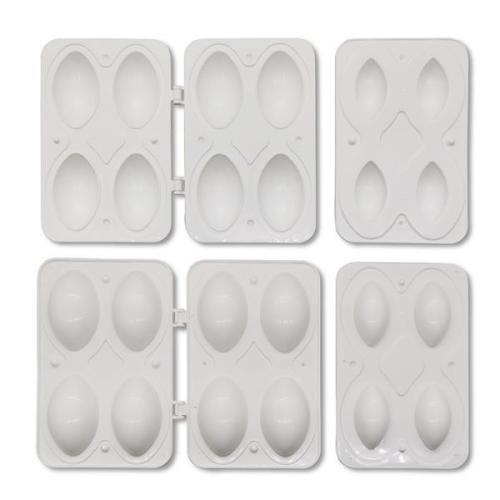 수동 Kibbeh 몰드 미트볼 메이커 로프 프레스 다진 고기 프로세서 케이크 디저트 파이 주방 도구 4 홀