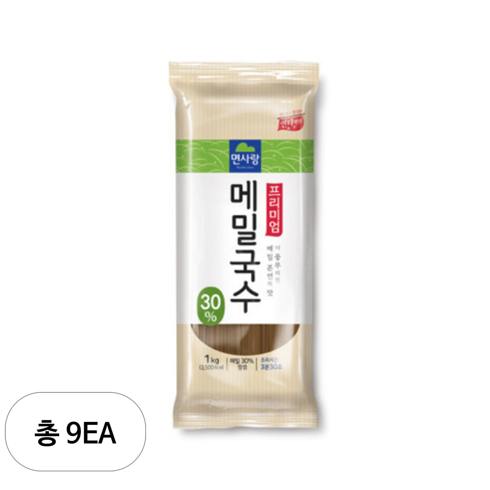 면사랑 면사랑 면사랑 프리미엄 메밀국수 1kg 14개