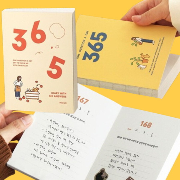 만년형 자문자답 다이어리 질문일기 365 만년 큐앤에이 QA QNA 하루일기장 질문책 선물 자기 문답책