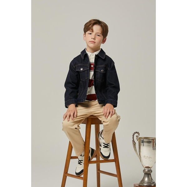 LF닥스키즈 아이코닉 데님 자켓 닥스키즈 파스텔종합관 DUF41DB24M