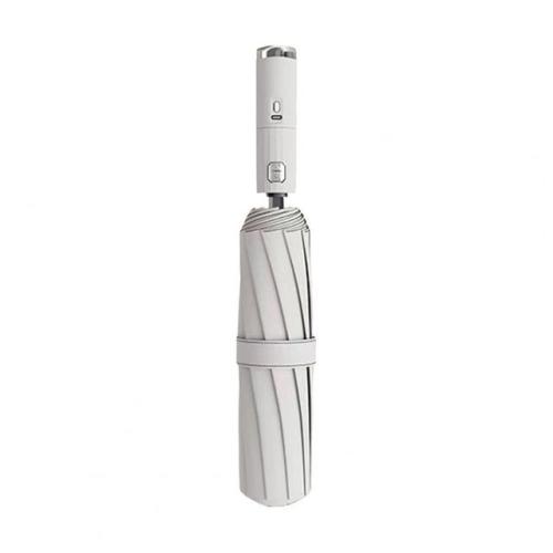 선풍기우산 접이식 내장 비 충전식 태양 개 조절 3 Light