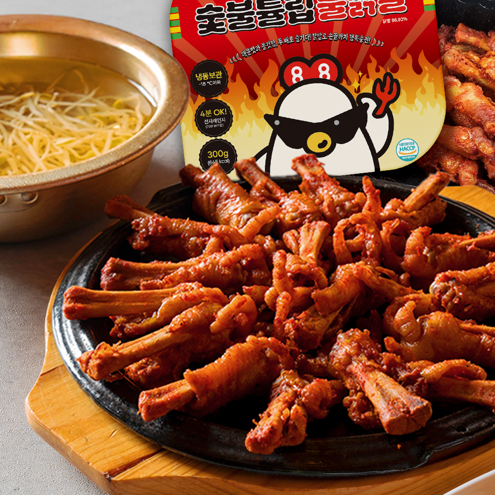88포장마차 숯불 튤립불닭발 300g