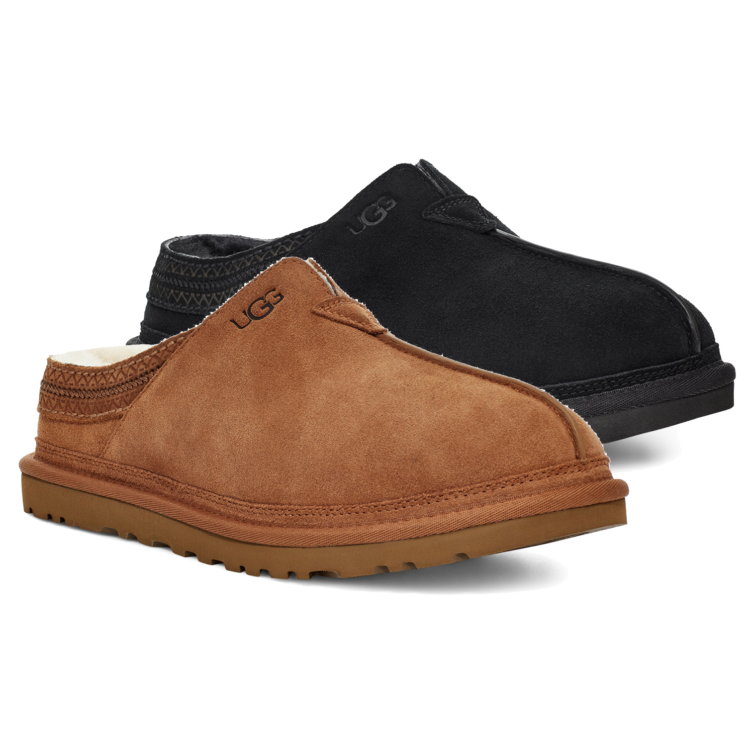 UGG 남성 양털 슬리퍼 뉴먼 Neuman 1654303018