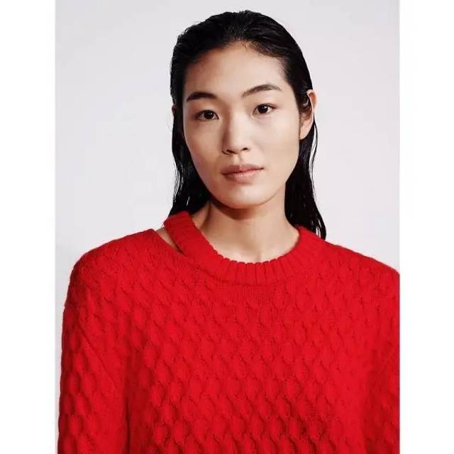 캘빈클라인 CK 캘빈클라인 Merino Wool 케이블 니트 릴렉스 크루넥 스웨터 2791359