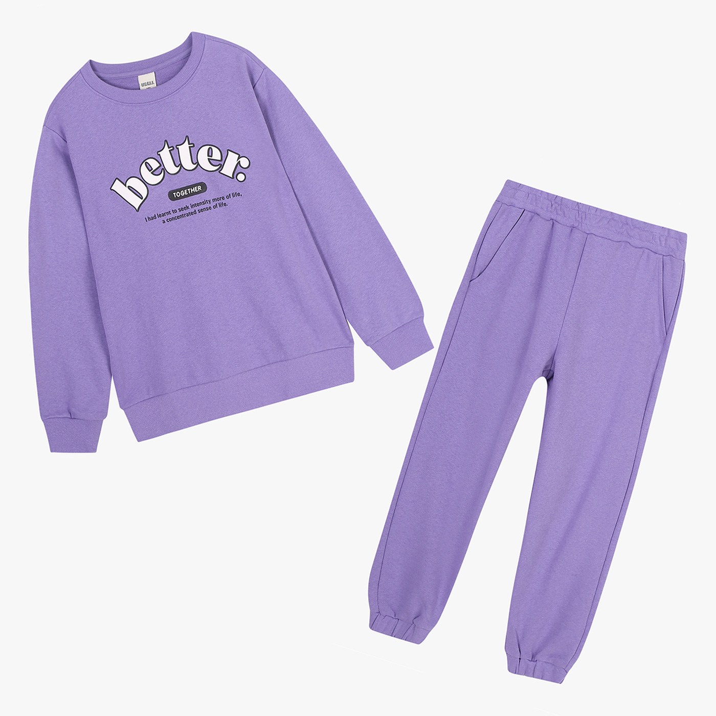 유솔 유솔 쭈리 후드 투마일 셋업 81 LIGHT VIOLET 150 ULMT22801