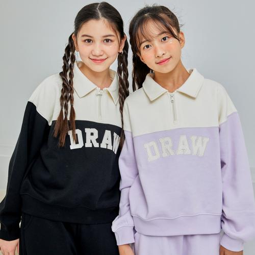 유솔 유솔 카라 배색 와이드 셋업 ULMT23W51