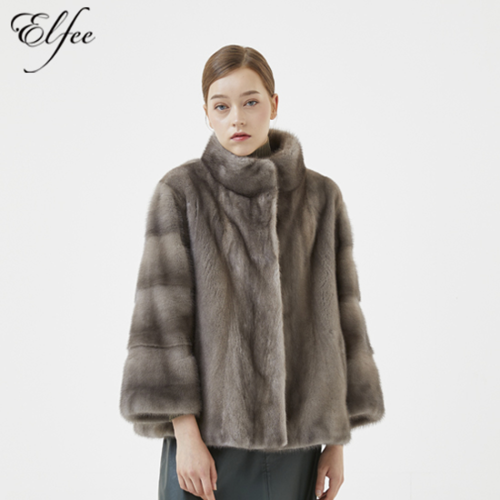 진도 진도 Elfee 휘메일 유색 밍크 자켓 E7W3EJ07