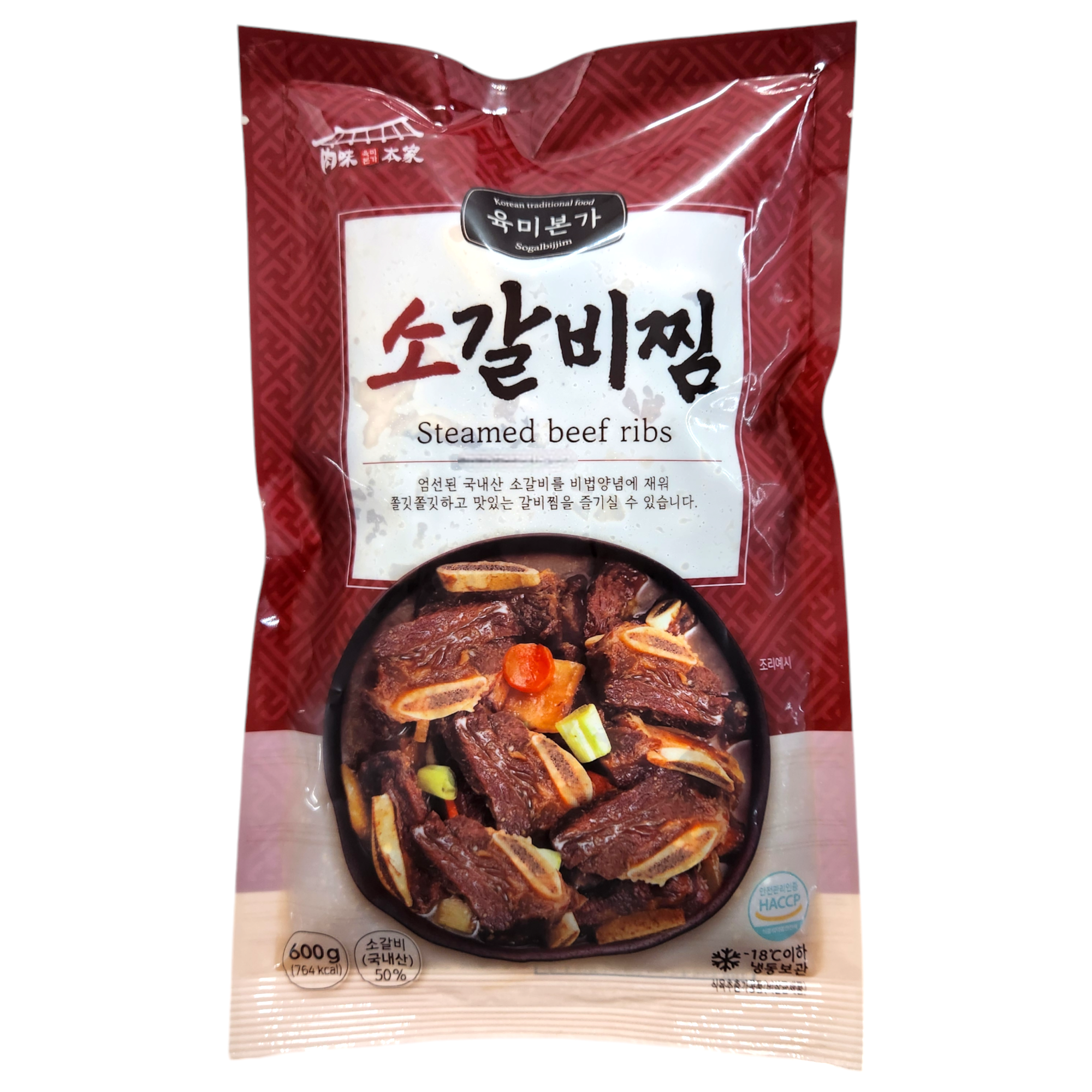 미트프라자 육미본가 방송상품 육미본가 한명숙 소갈비찜 600g 4개
