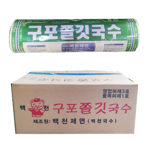 백천 구포쫄깃국수 중면 1박스 1400g x 10