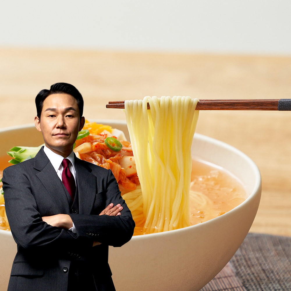 모노키친 엘에프푸드 LF푸드 한반12 살얼음동동 김치말이국수 2인분 1팩