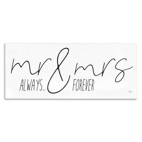 Stupell Industries Always Forever 캔버스 월 아트 디자인 Marla Rae