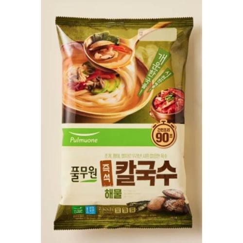 풀무원 풀무원 풀무원 탑티어 감칠맛 육수 수타 소면 중면 즉석 해물 칼국수 424 8g 2인 감칠맛 육수 수타 소면 중면