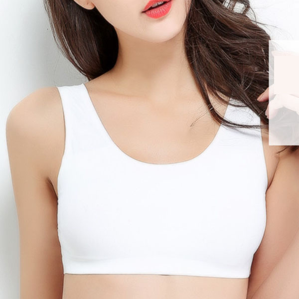 심리스브라 노라인 무봉제 패드추가증정 언더웨어 누디 프리컷 모달 매쉬 M 까미샵 1 화이트 SIMBR201