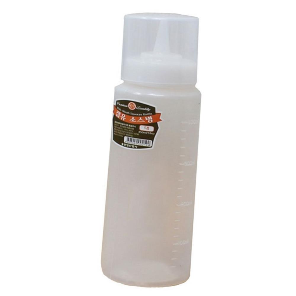 한일산업사 뚜껑 소스병 450ml-대 분식집소스통 식초병 오일통