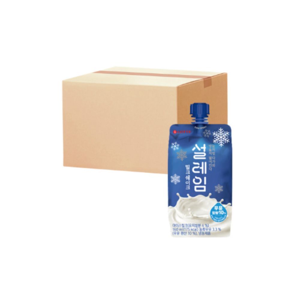 롯데웰푸드 설레임 아이스크림 밀크 20개 스낵 간식