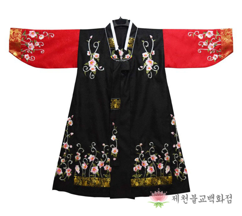 꽃가라 무궁화 대신복 부인복 신장복 몽두리 - 군웅