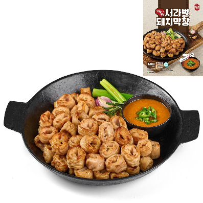 서라벌푸드 서라벌 오븐에 꾸운 돼지막창 1 1kg 수입산 - 소스포함