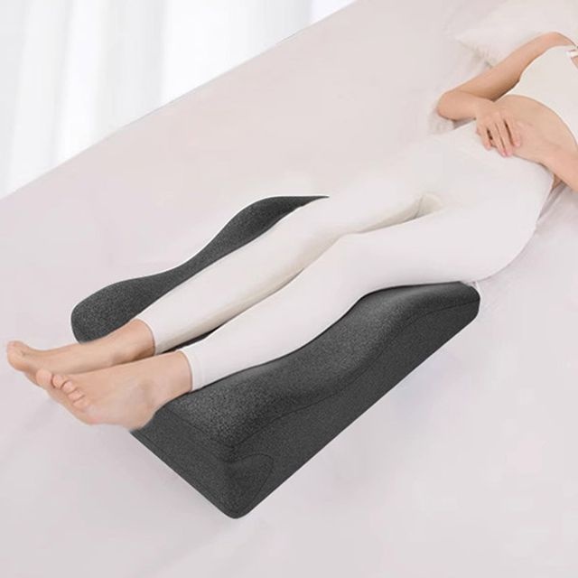 베개 쿠션 다리베개 연그레이