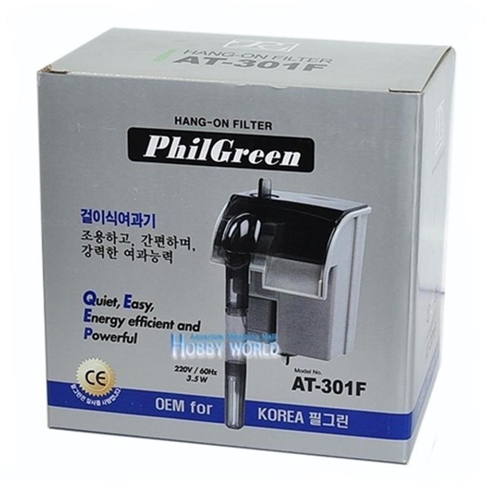 필그린 pHilGreen 행언 걸이식 여과기 3 5W 1개 AT-301F