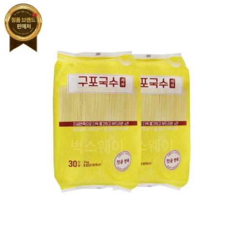몽고식품구포국수 소면 3kgx2개-총6kg 건면 비빔국수 잔치국수