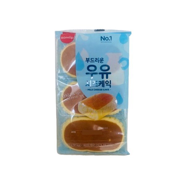 삼립 부드러운 우유 치즈케익 3입 베이커리빵 210g x 9개