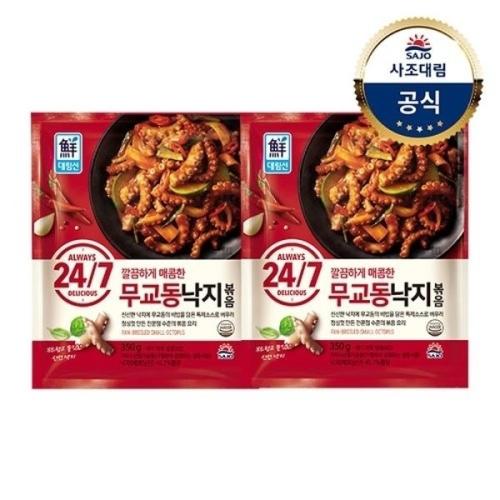 대림냉동 24 7무교동낙지볶음 350g x2개