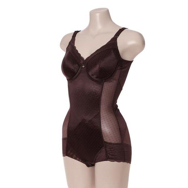 와코루 여 와코루 풀컵 미듐타입 문직 사틴 올인원 바디슈트 D컵 SK 34332966 WBT1950D