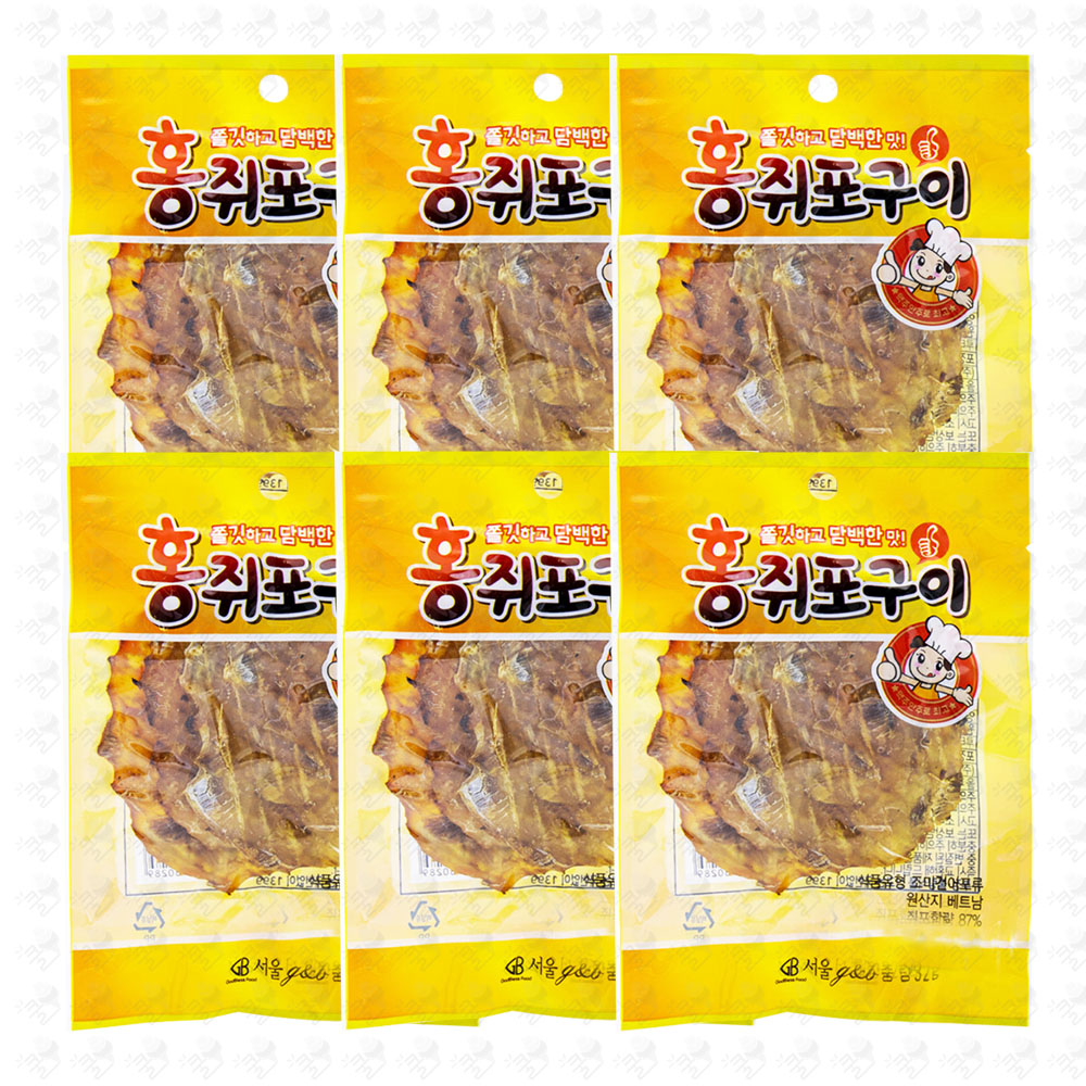 홍쥐포구이 32g 6개