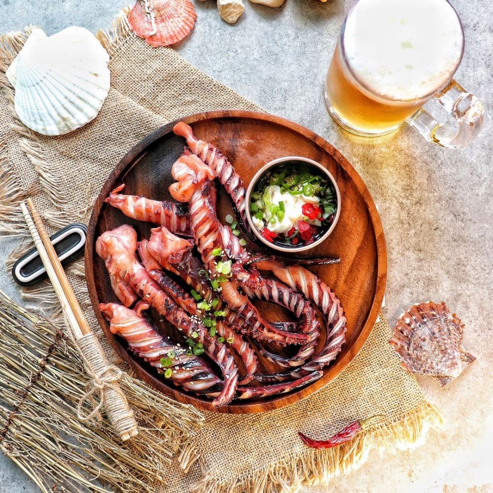 이도마켓 가문어통족 400g 오징어다리 버터구이