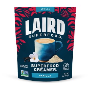 Laird Superfood 파우더 커피 크리머 227g 글루텐프리 비건-바닐라 227g