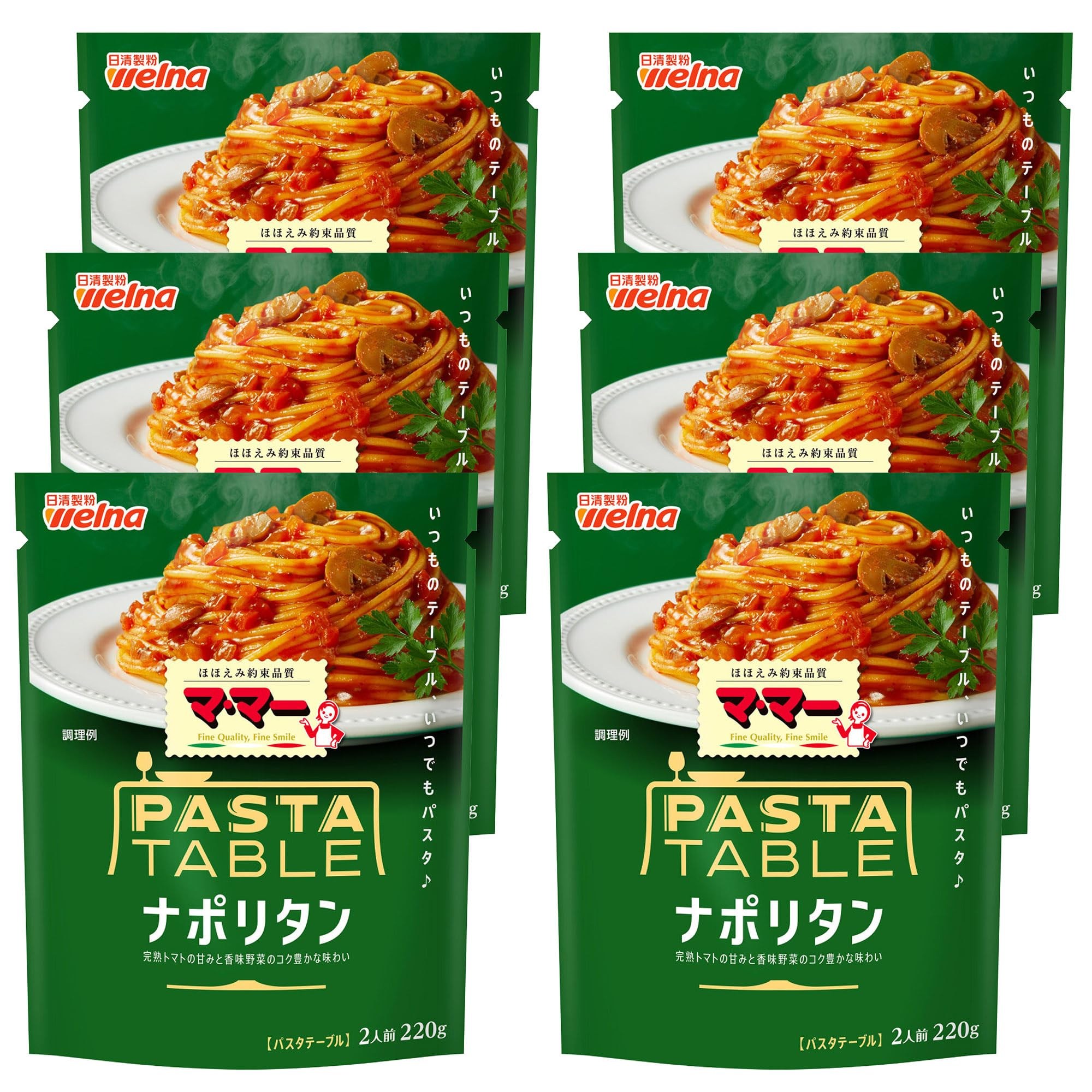MAMA 마마 파스타 테이블 나폴리탄 220g 6개 6개 220g