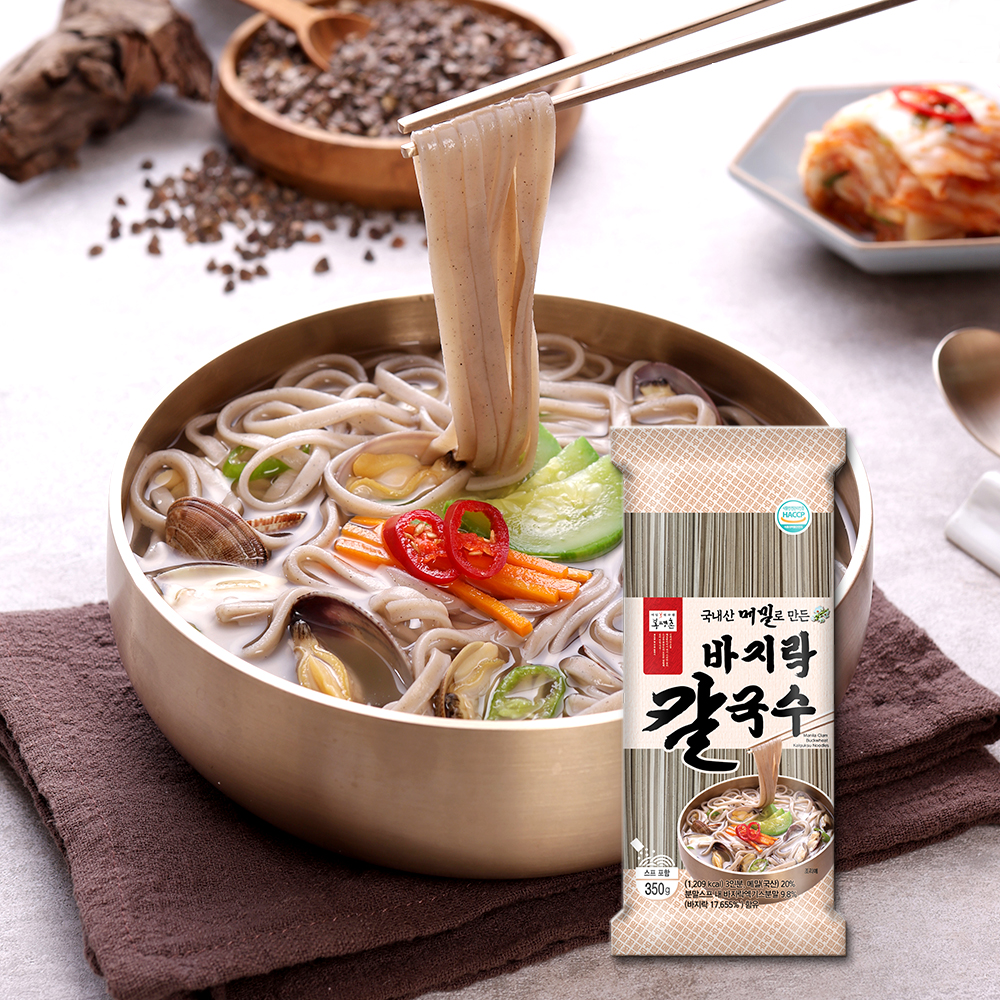 봉평농원 봉평촌 봉 촌 봉 촌 국내산 메밀로 만든 메밀바지락칼국수 350g