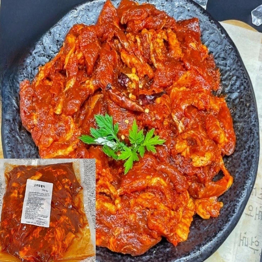 파로스 돼지불백 고추장불백 돼지 불고기 냉동 진공포장 1kg