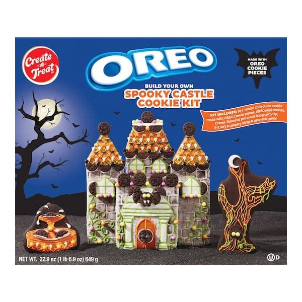OREO 오레오 스푸키 캐슬 쿠키 키트 DIY 데코레이션 과자 선물
