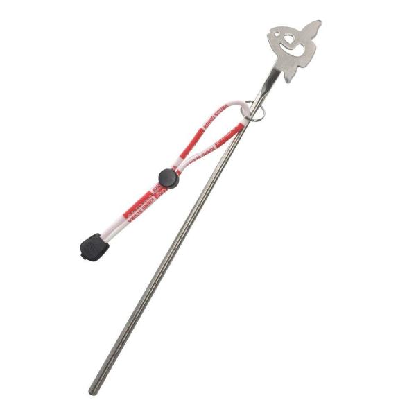 Kinno Scuba 카툰 다이빙 포인터 1100ml 34cm 스테인리스 스틸 랍스터 스틱 로드 노이즈 메이커 측정 스