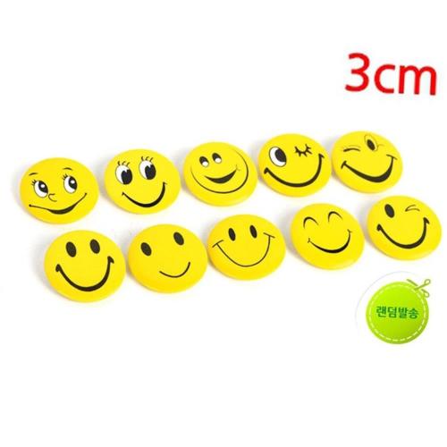센스있는 스마일뺏지 40P 랜덤 옷 가방 포인트
