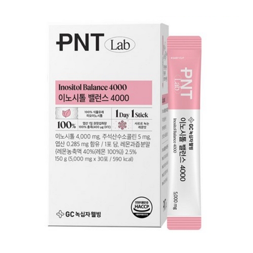 녹십자웰빙 PNT 이노시톨 밸런스 4000 5000mg x 30포