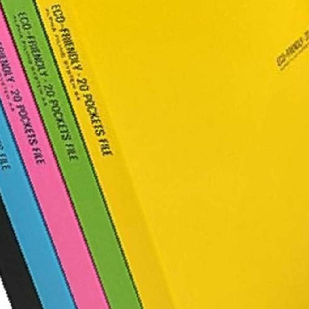 20P 클리어화일 A4 문서 알파 파일 에코프랜드리 크리