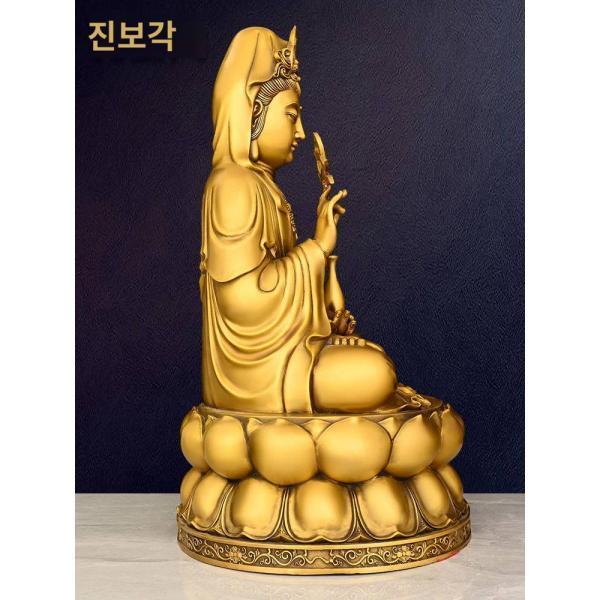 동연화 관음인 동상 안치집 현관 거실 남해정병 관세음보살 봉안