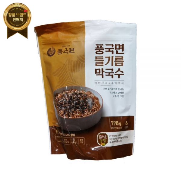 CJ제일제당 풍국면 들기름 막국수 6인분 133g x 6 - 원산지 국산 133g 6개