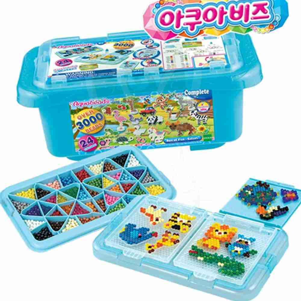 샘샘스 아쿠아비즈 펀박스 사파리 세트 4세여아선물 6세선물 조카선물