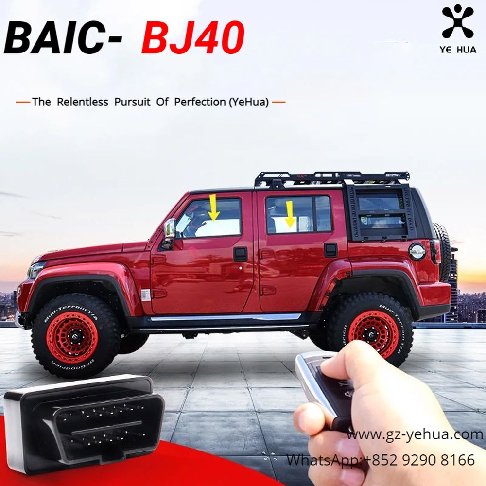 윈도우 스위치원클릭 윈도우 업 클로저 장치 자동차 유리 액세서리 부품 Baic BJ40 Ickx K2 -