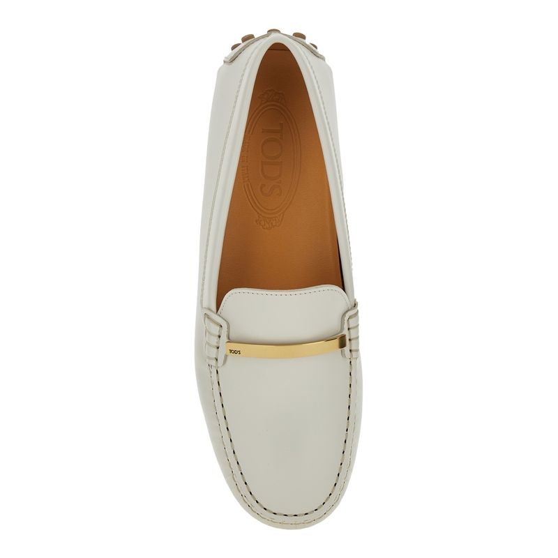 토즈 TOD S Loafers with Logo Plaque and Rubber Sole in Leather Woman XXW22L0IT90U18B015