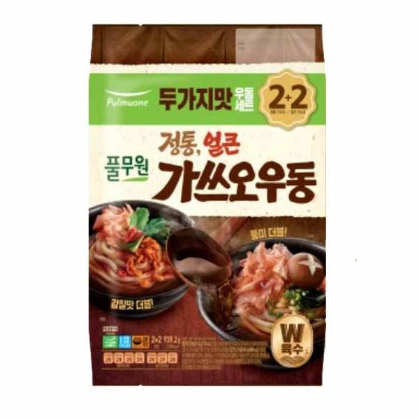 정통 얼큰 가쓰오우동 4인 939 2g 얼큰한국물 쫄깃함 진한국물 존맛탱 한끼대용
