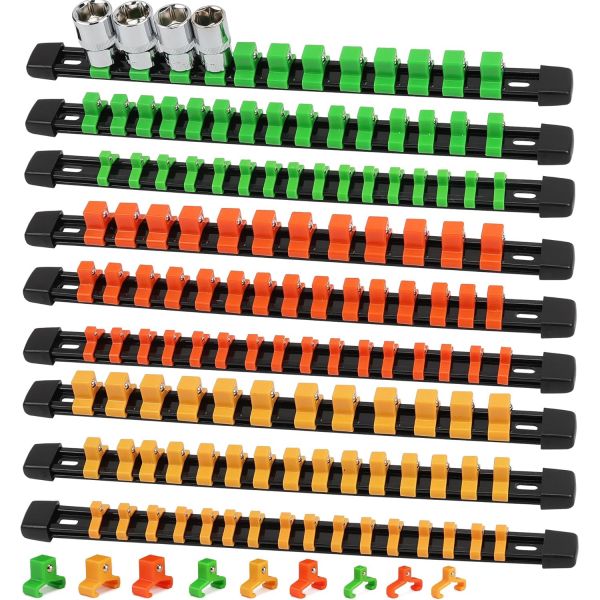 스완레이크 정리함 소켓 홀더 9PCS 14 x 48 클립 38 45 12 36 프리미엄 레일