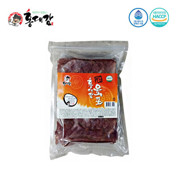 홍대감 홍대감 육포 족발맛 판 대용량 1000g 1봉 공장직구