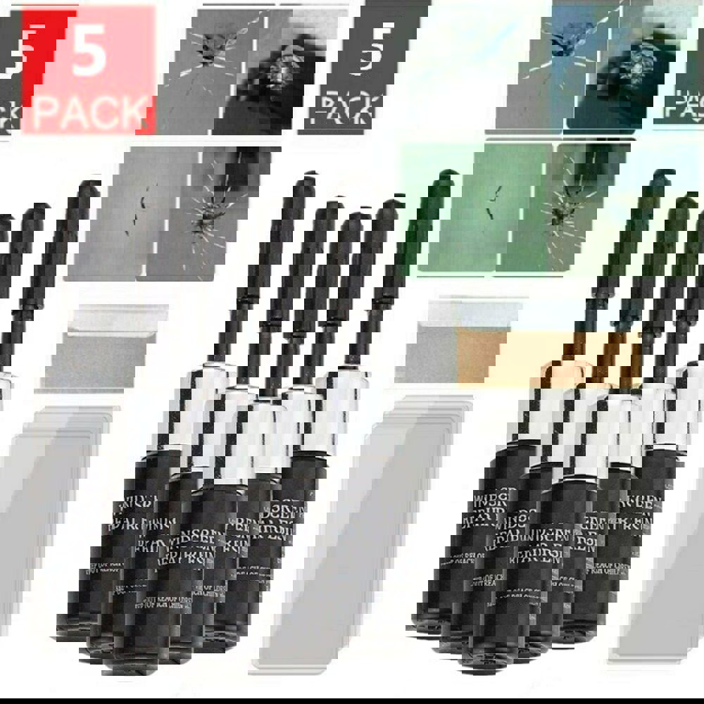 5PCS 유체 자동차유리복원 차유리돌빵 나노 앞 파손유리복구액
